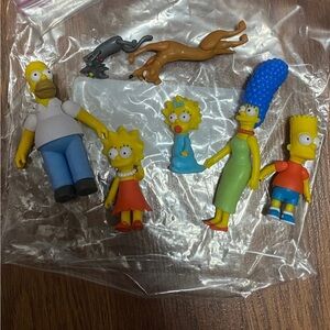 Colorful Cartoon Family Action Figure Set